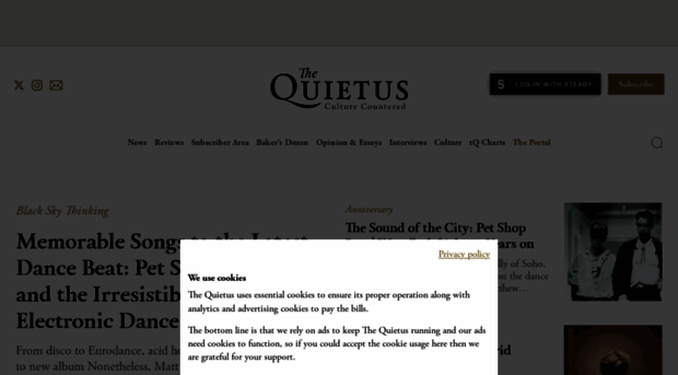 The Quietus, Features, A Quietus Interview