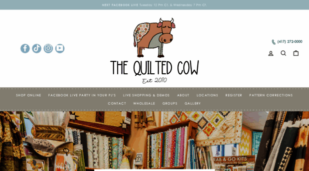 thequiltedcow.com