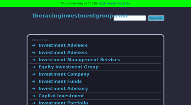 theracinginvestmentgroup.com