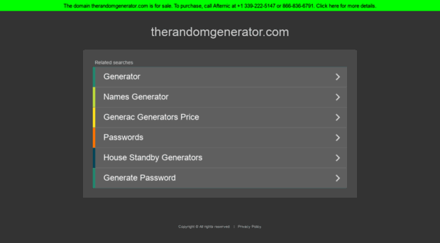 therandomgenerator.com