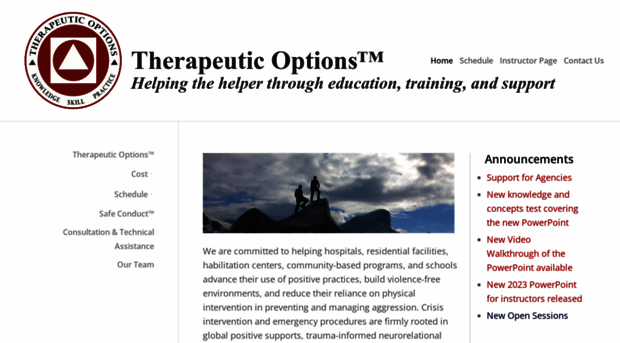 therapeuticoptions.com