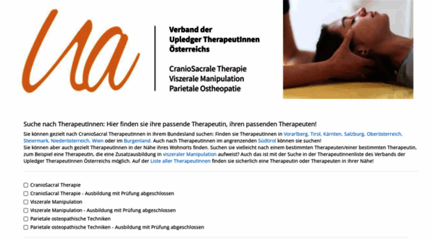 therapeutinnenliste.verband-upledger.at