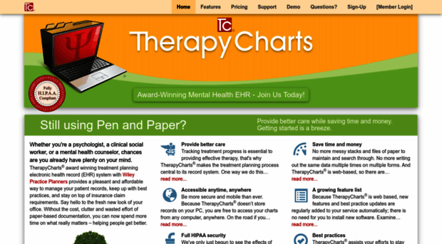 therapycharts.com