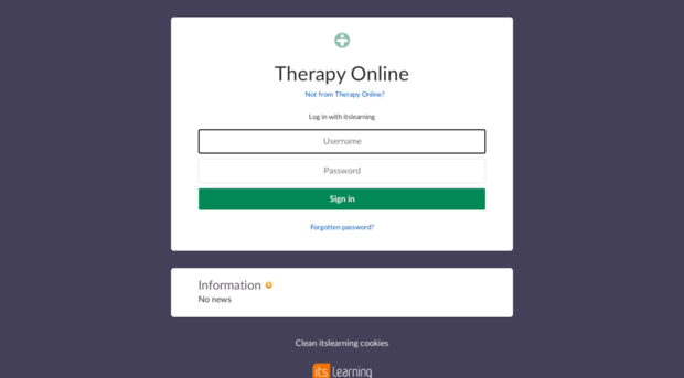 therapyonline.itslearning.com