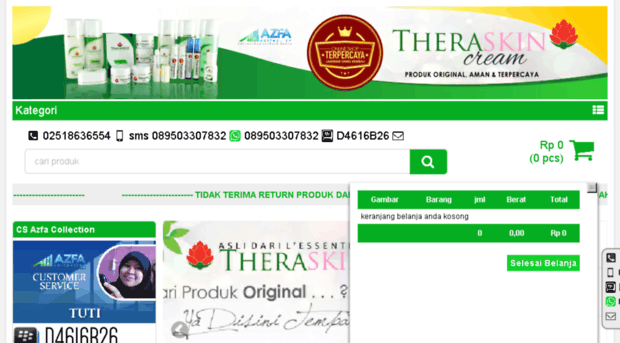 theraskincream.net