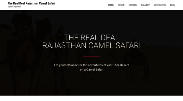 therealdealrajasthancamelsafari.com