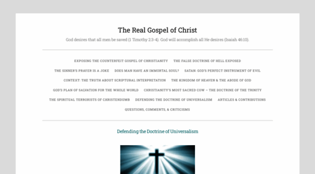 therealgospelofchrist.com