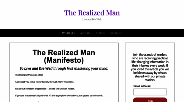 therealizedman.com