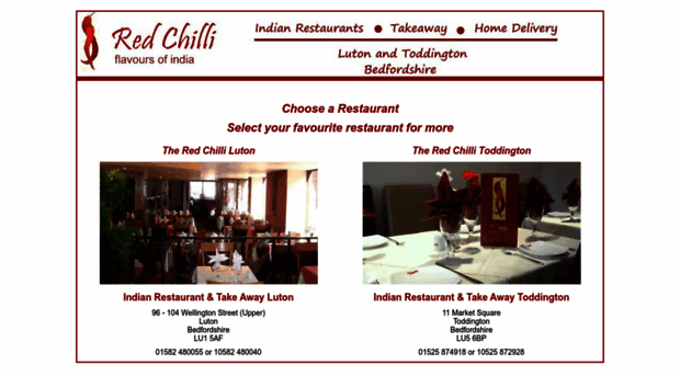 theredchillirestaurant.com