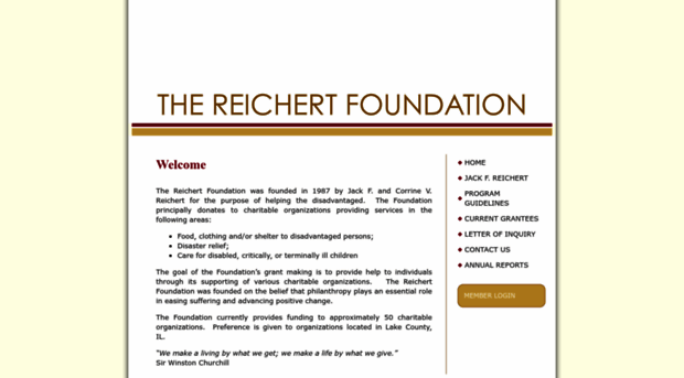 thereichertfoundation.org