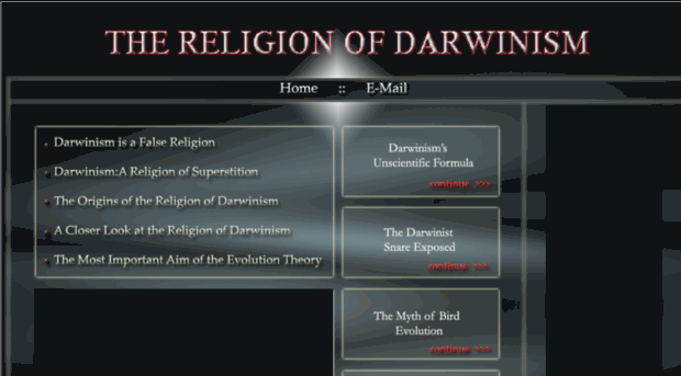 thereligionofdarwinism.imanisiteler.com