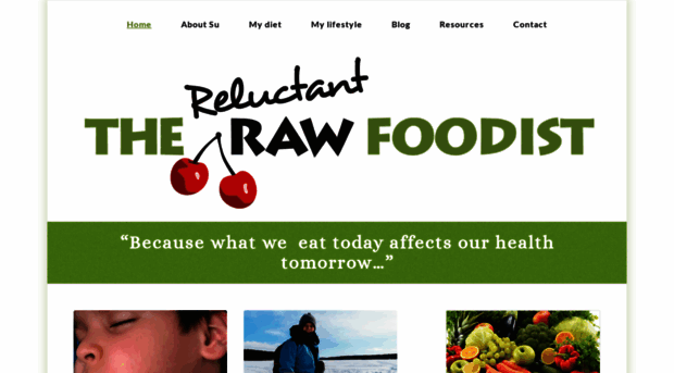 thereluctantrawfoodist.com