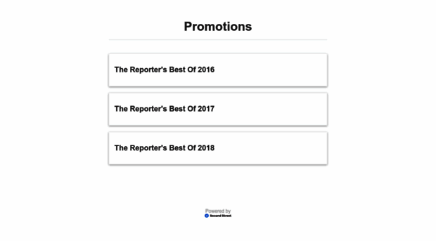 thereporter.secondstreetapp.com