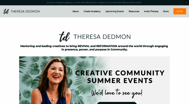 theresadedmon.com