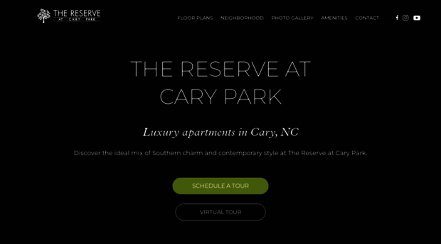 thereserveatcarypark.com