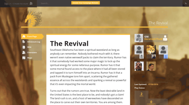 therevival.obsidianportal.com