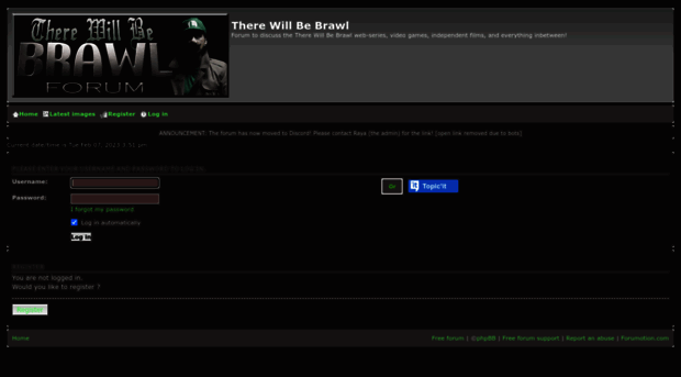 therewillbebrawl.forumotion.net