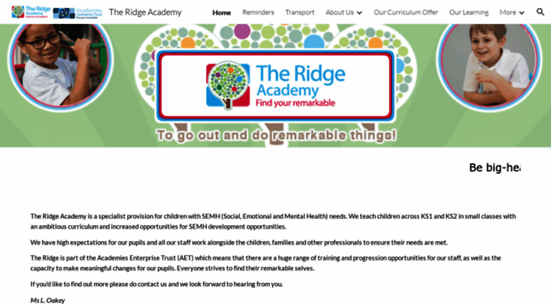 theridgeacademy.org