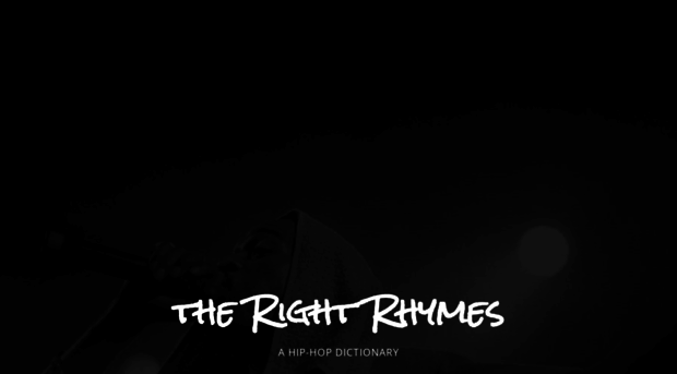 therightrhymes.com