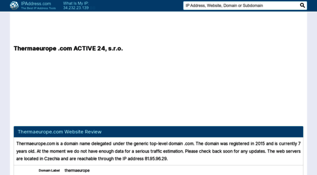 thermaeurope.com.ipaddress.com