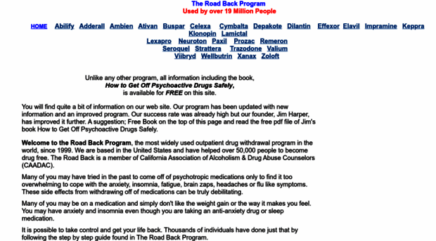 theroadbackprogram.com