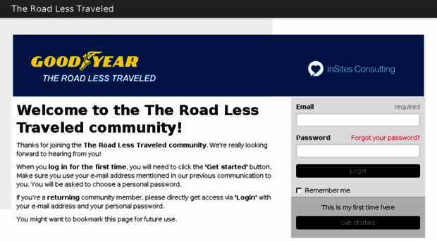 theroadlesstraveled.insitescommunities.com