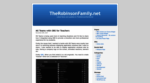 therobinsonfamily.net