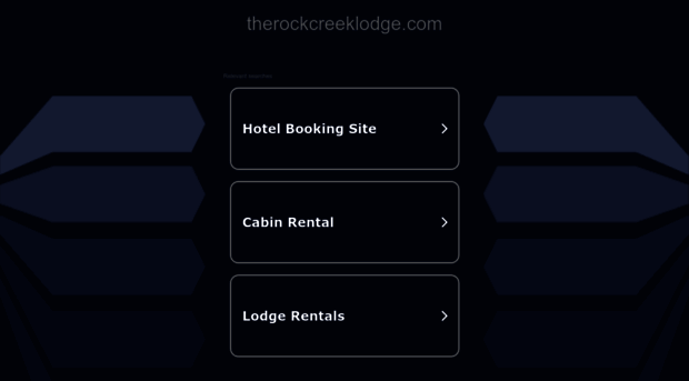 therockcreeklodge.com