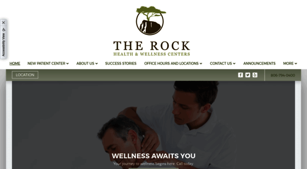 therockhealthandwellness.com