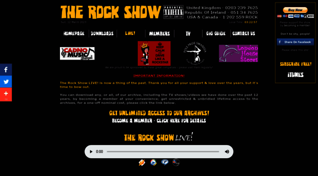 therockshowlive.com