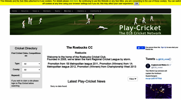 theroebucks.play-cricket.com