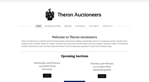 theronauctioneers.co.za