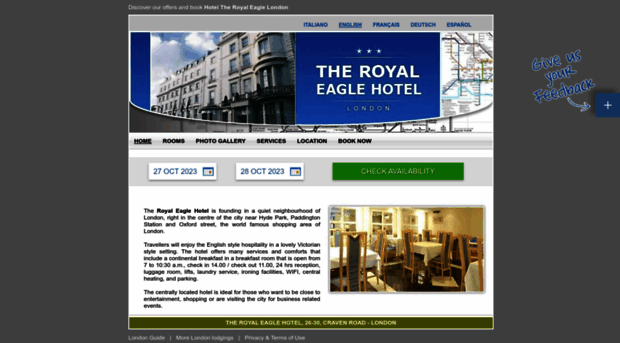 theroyaleaglehotel.londonhotels.it