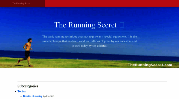 therunningsecret.com