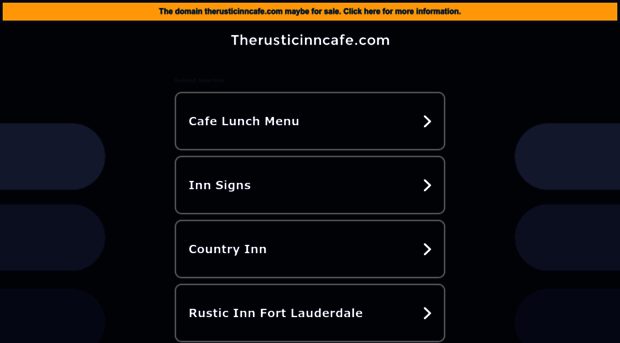 therusticinncafe.com