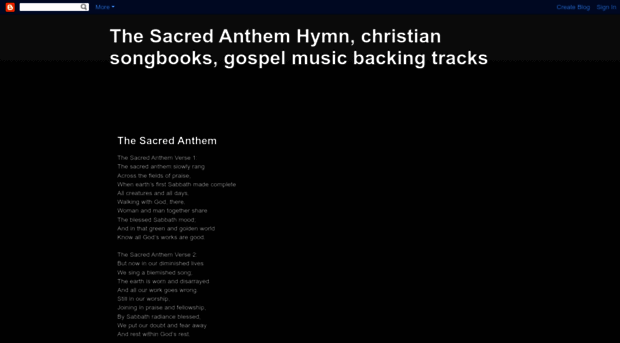 thesacredanthem.blogspot.com