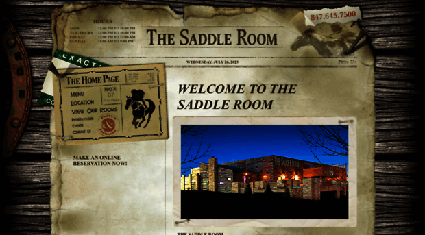 thesaddleroomrestaurant.com