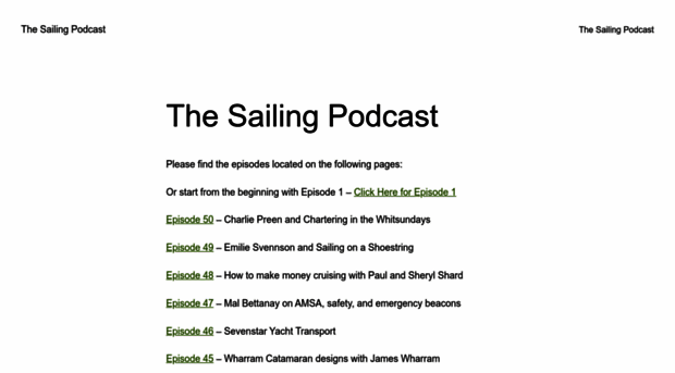 thesailingpodcast.com