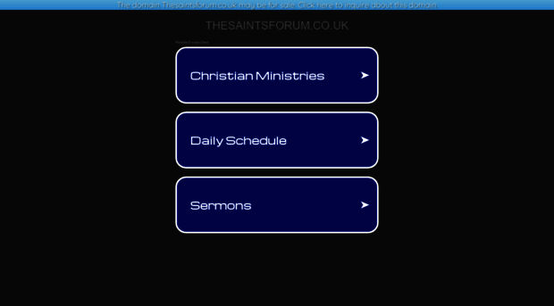 thesaintsforum.co.uk