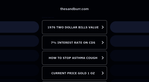 thesandburr.com