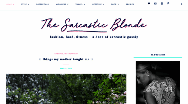 thesarcasticblonde.com