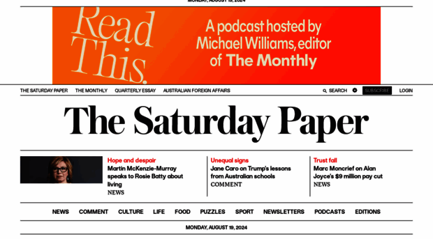 thesaturdaypaper.com.au