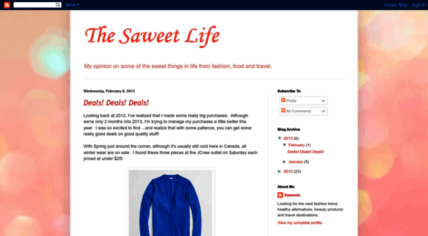 thesaweetlife.blogspot.com