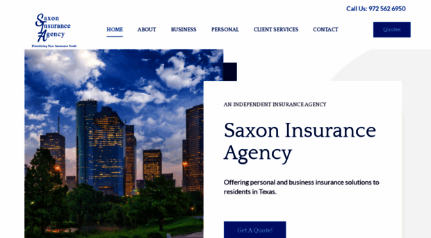 thesaxonagency.biz