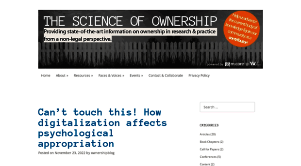 thescienceofownership.org