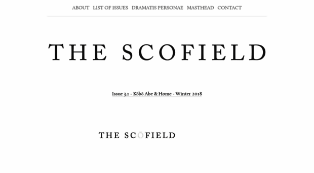 thescofield.com