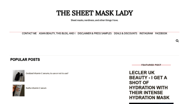 thesheetmasklady.com