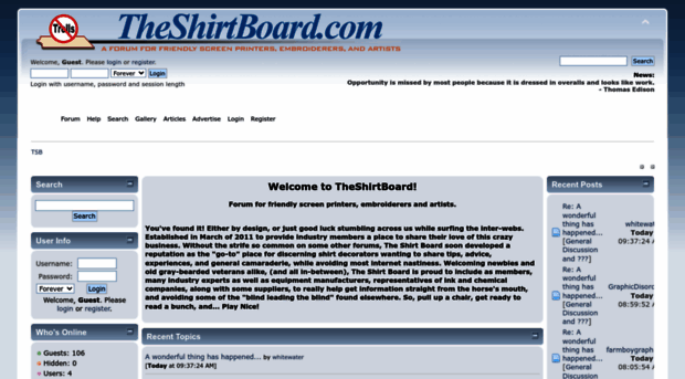 theshirtboard.com