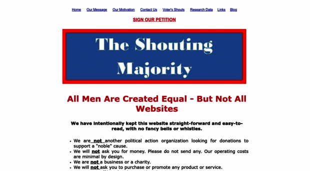 theshoutingmajority.org