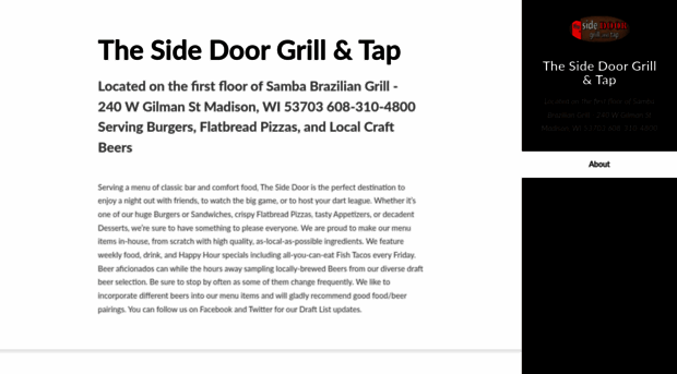 thesidedoorgrill.com